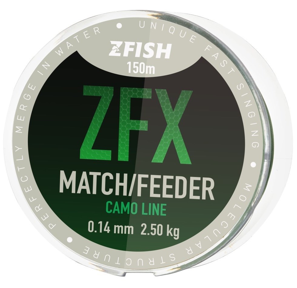 Zfish Vlasec ZFX Match Feeder Camoline 150 m (1)